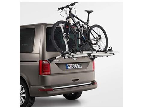 Fietsdrager - 4 fietsen - 60kg | Volkswagenshop.be | Garage Van hoe I Shop Volkswagen Gent California